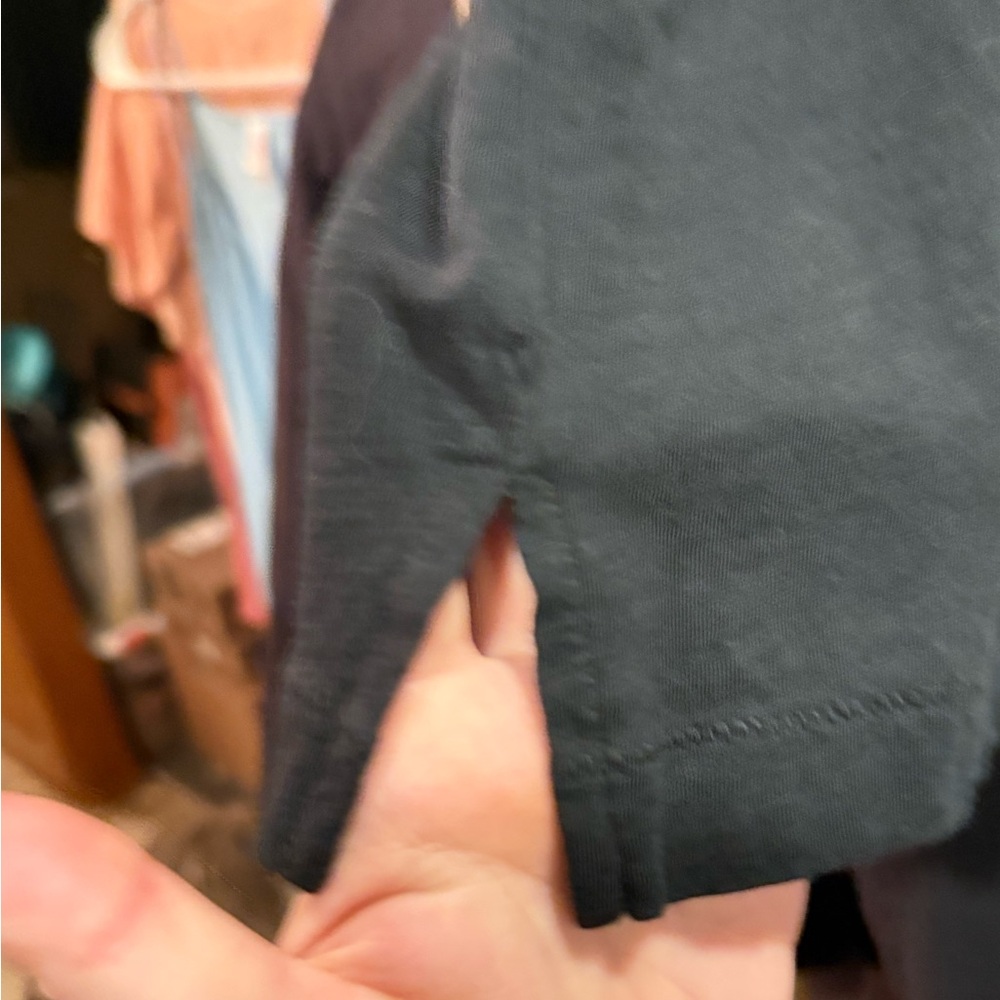 Madewell black sleeveless top/ tank top with mini pocket XS - Picture 2 of 6